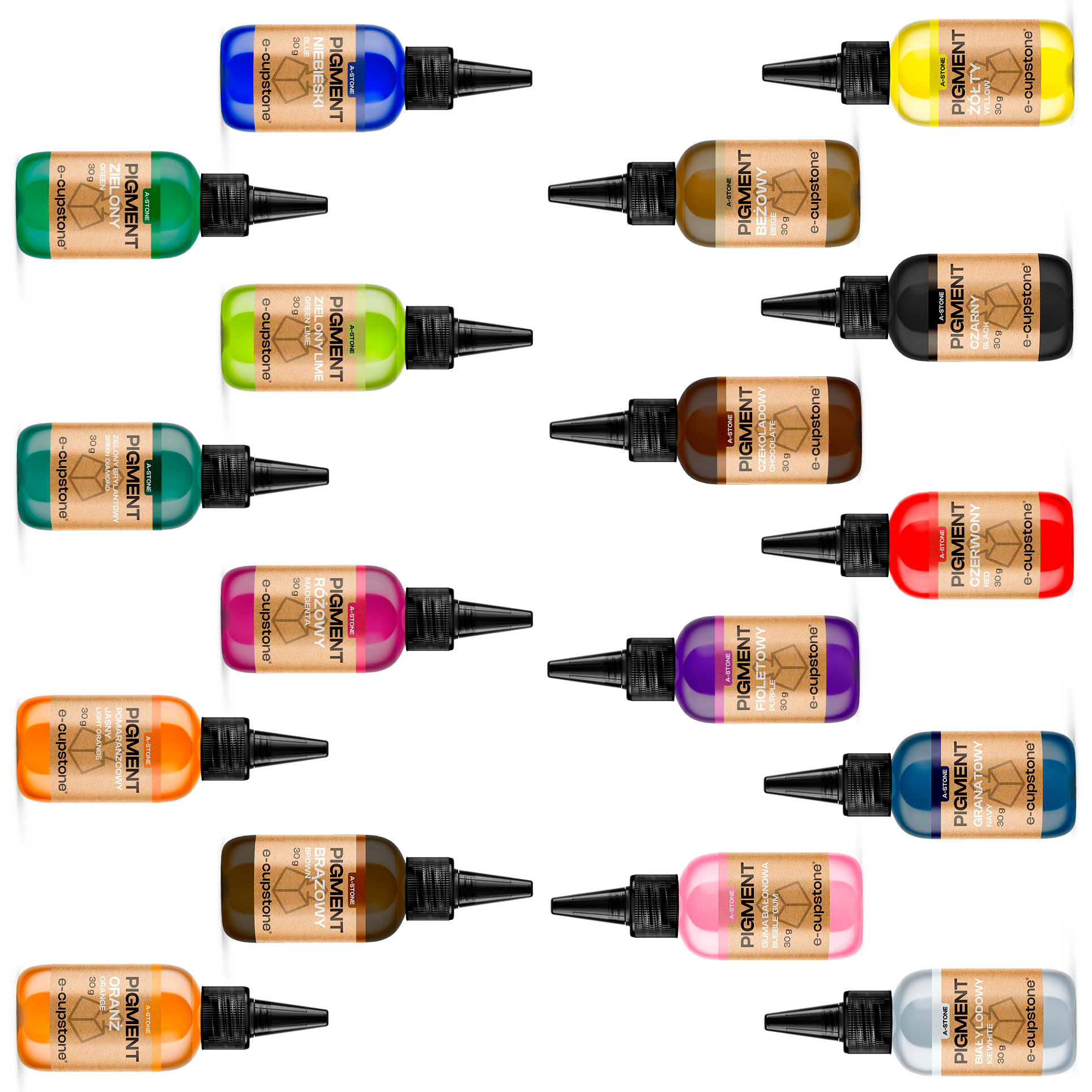 Pigmenty/Barwniki do gipsu A-STONE - obrazek 3
