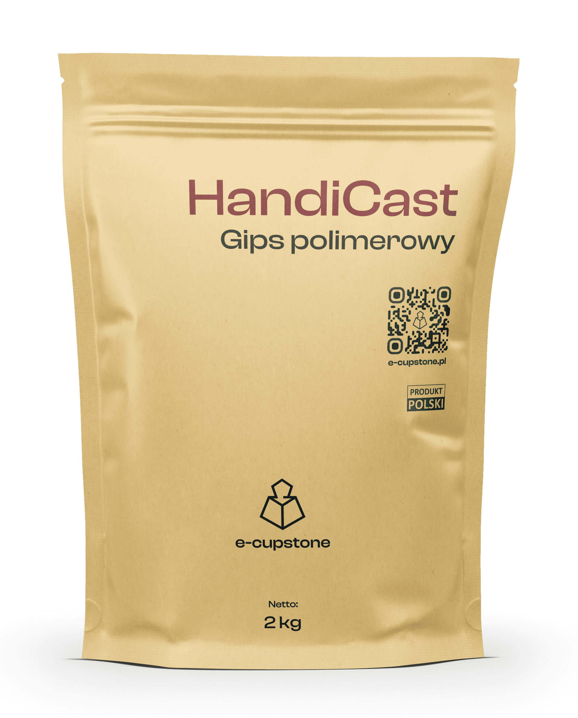 Worek gipsu polimerowego HandiCast (65MPa) - opakowanie z frontu 2 kg