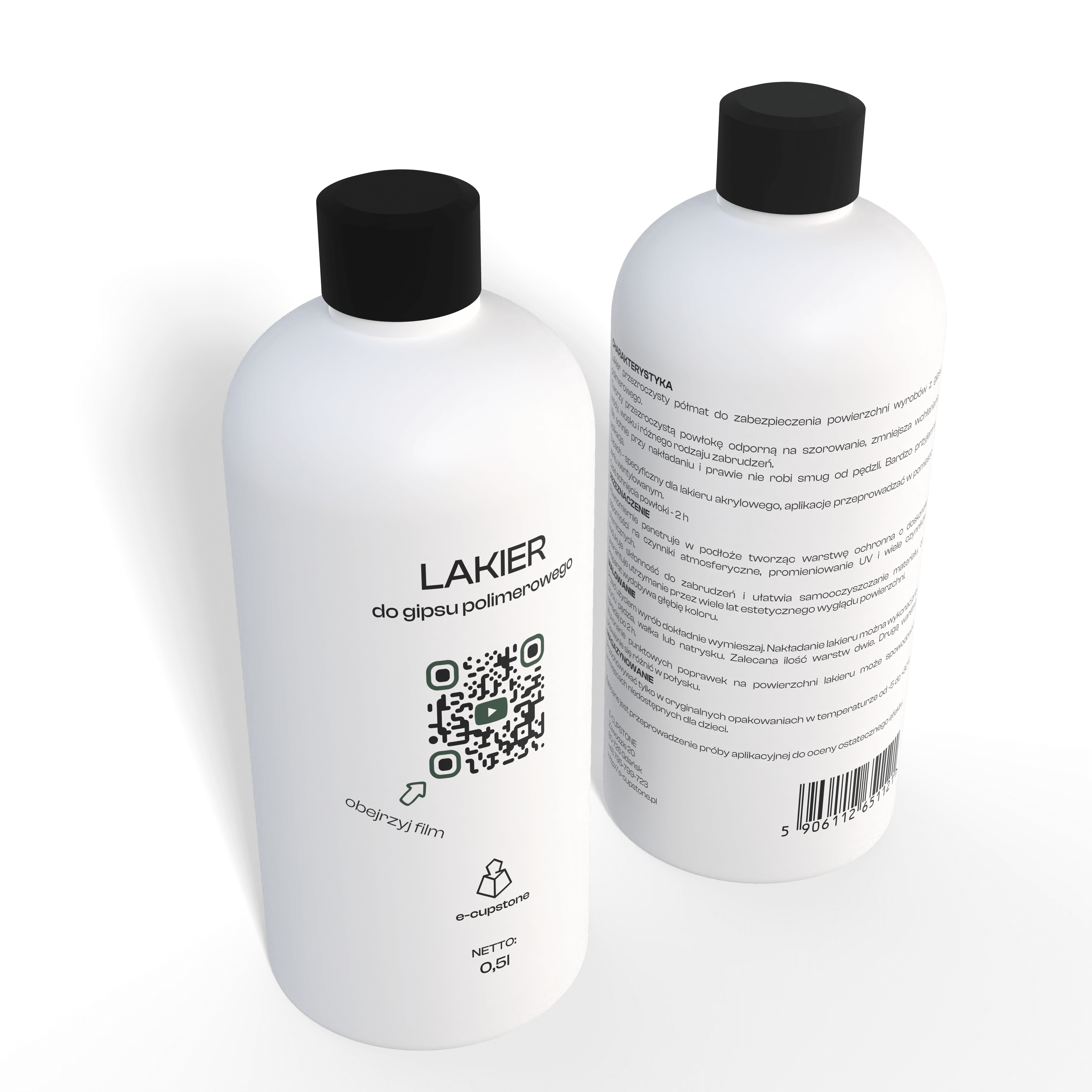 Lakier do gipsu polimerowego E-CUPSTONE - obrazek 2