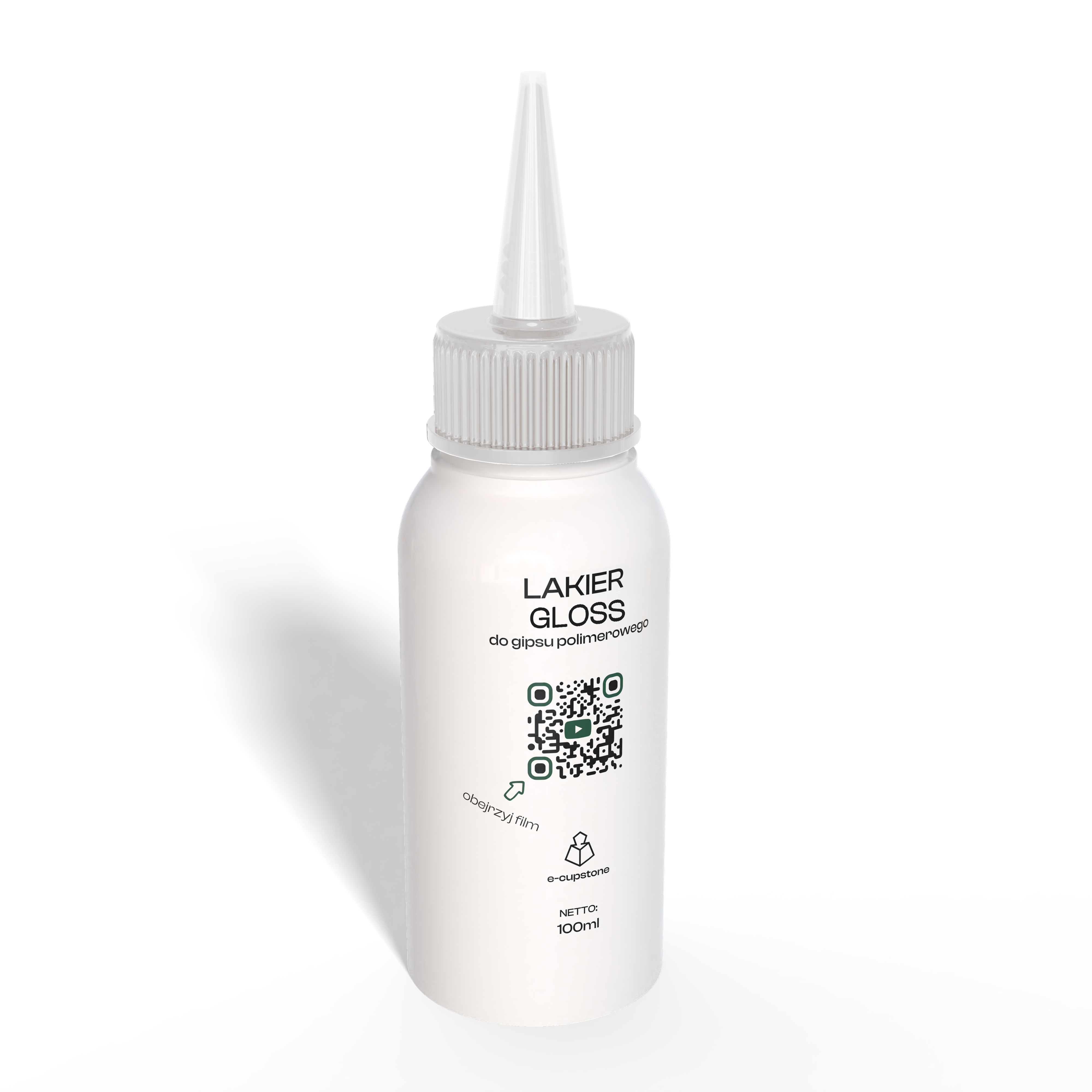 Lakier Gloss do gipsu polimerowego e-cupstone