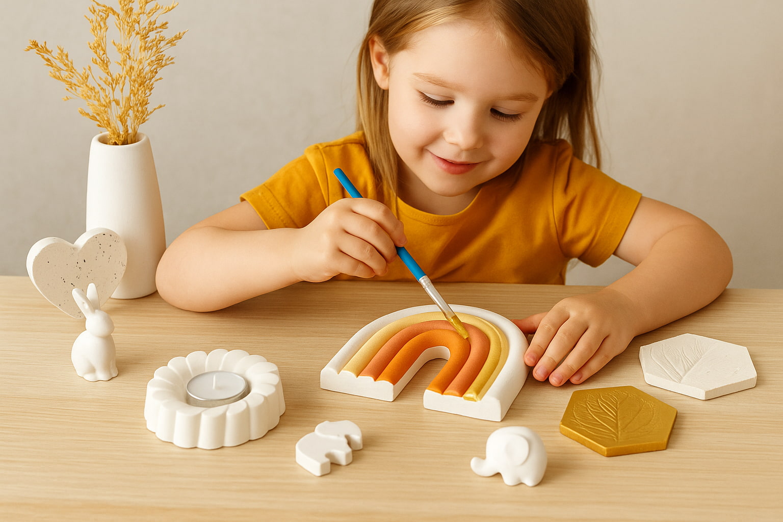 Kreatywna zabawa z dziećmi 5 prostych i bezpiecznych projektów – gipsowy świat małych artystów (DIY z gipsem polimerowym)